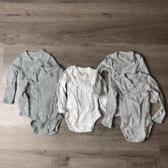 carter's side snap onesies